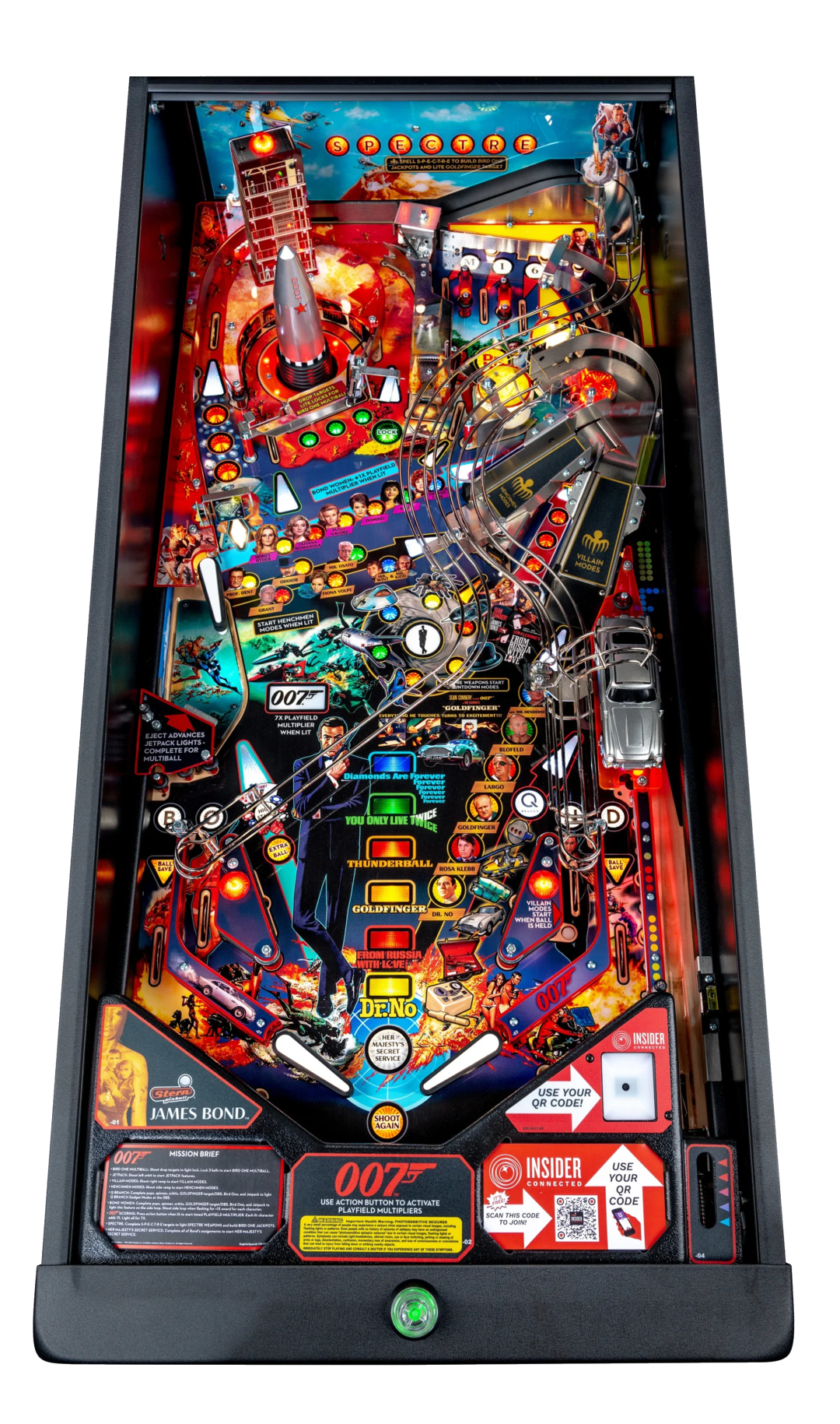 James Bond 007 Pro playfield.
