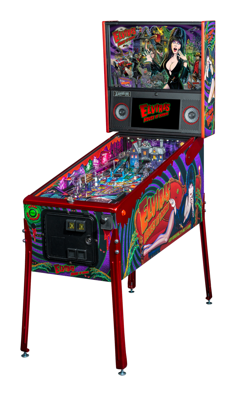 Left Facing Elvira's House of Horrors Limited Edition Pinball