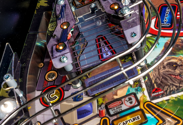 Wire ramp on Jurassic Park Pro Pinball.