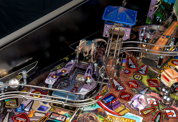 Motorized gate on Jurassic Park Premium.