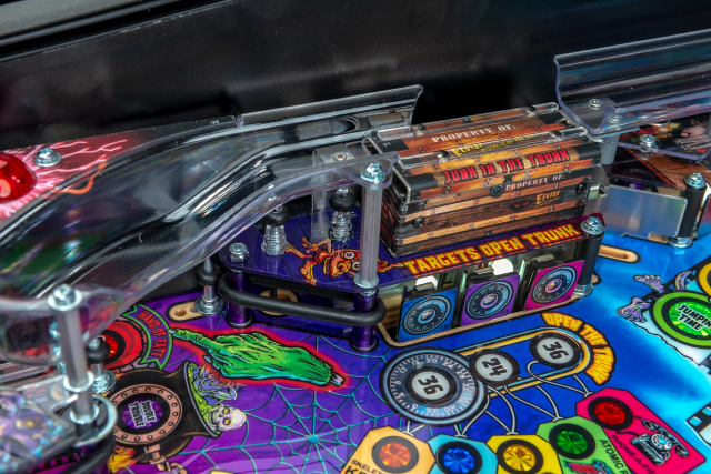 Trunk on Elvira's House of Horrors pinball.