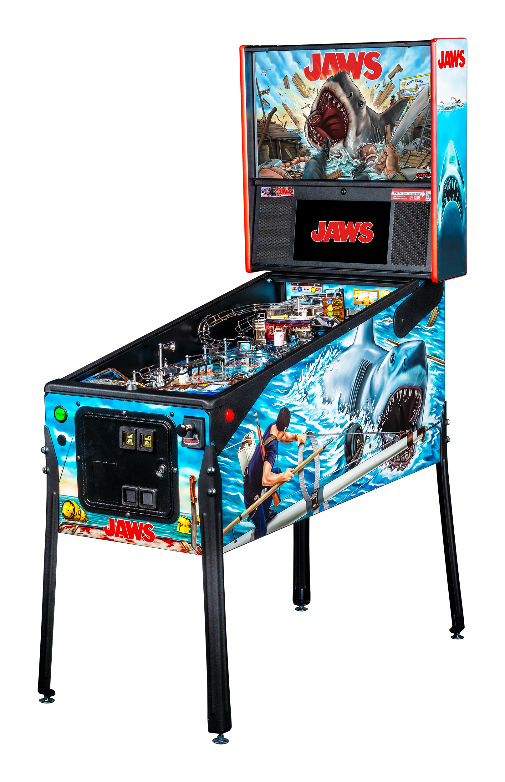 Left Facing Jaws Premium pinball.
