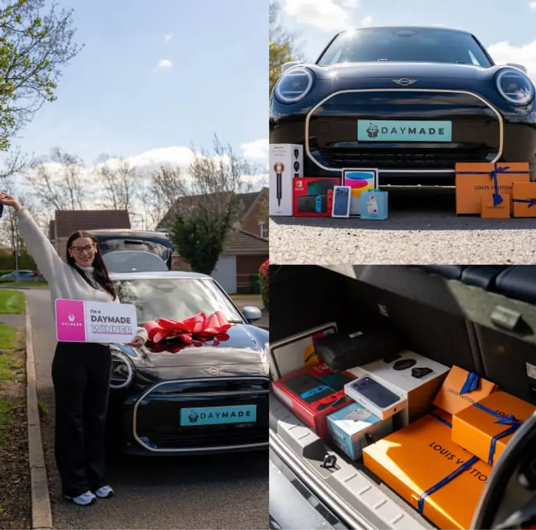 Summer won a brand new Electric MINI Cooper, Louis Vuitton & tech bundle