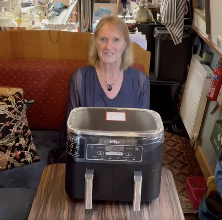Julie won a Ninja Air Fryer worth £300