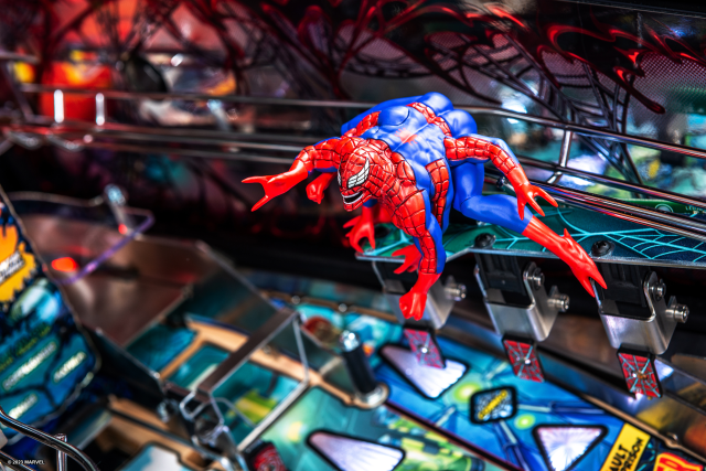 Spiderman Doppelganger on Venom Pinball Machine.