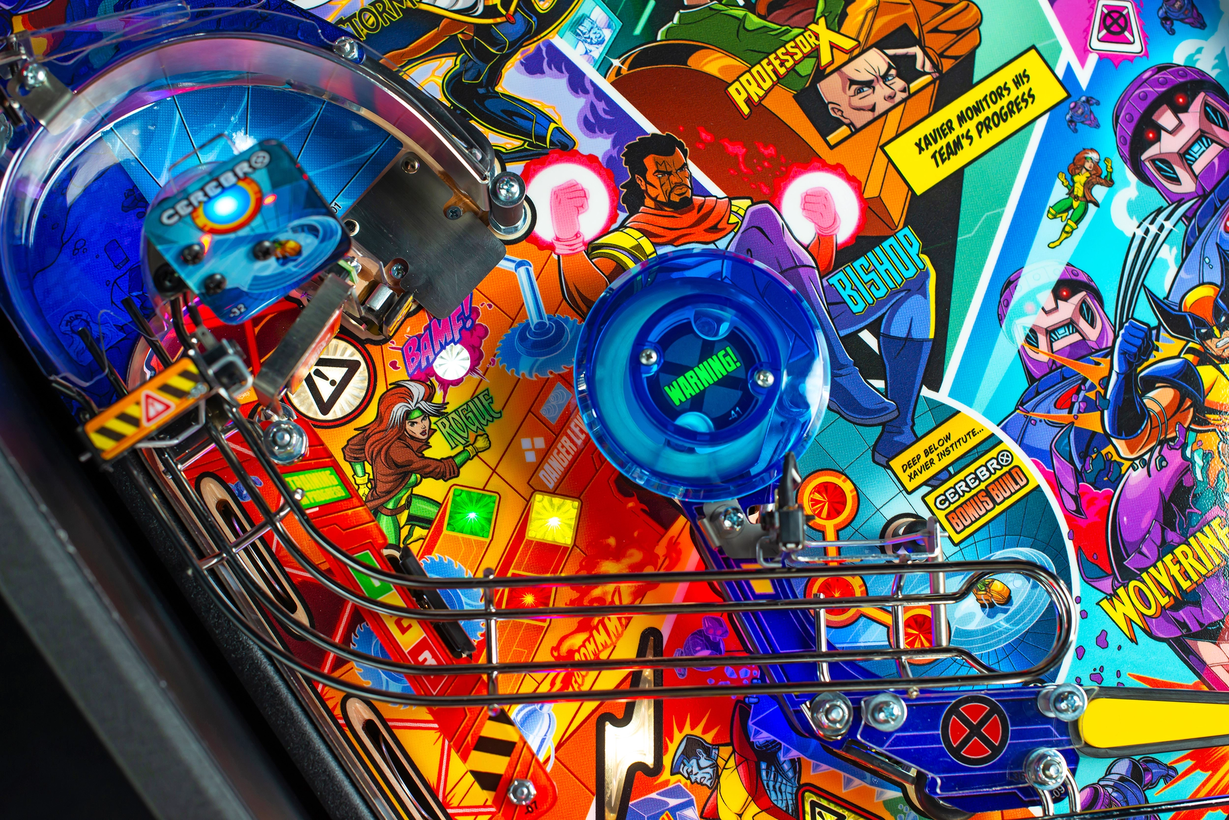 The Danger Room on The Uncanny X-Men Pro pinball.