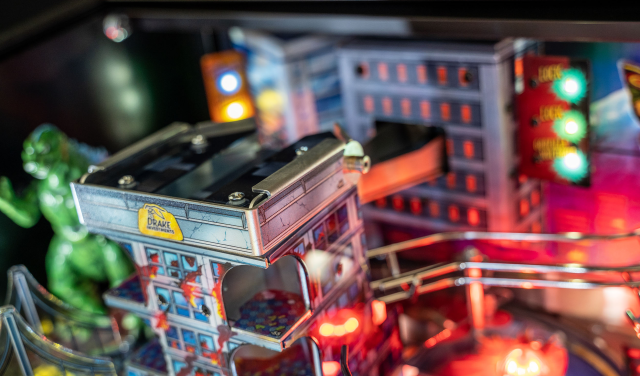 Skyscraper on Godzilla pinball.