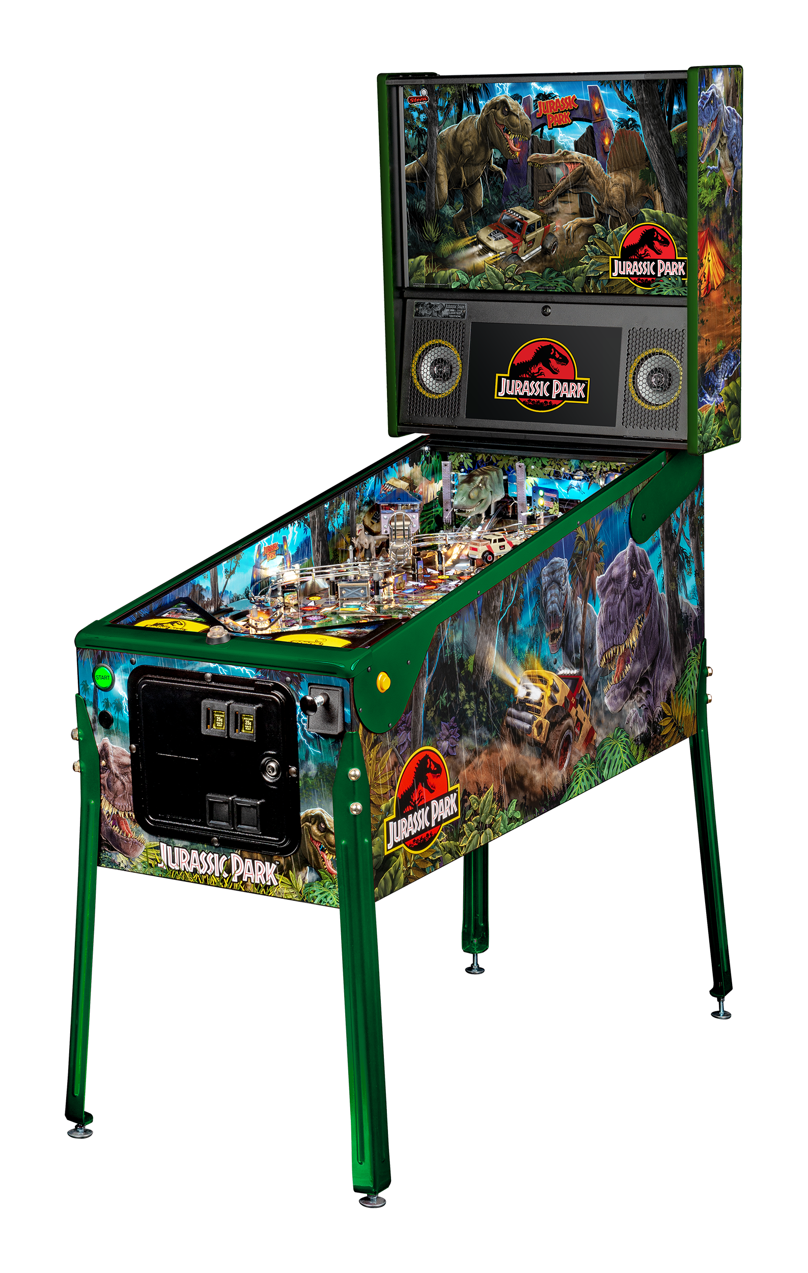 Left Facing Jurassic Park Limited Edition Pinball.