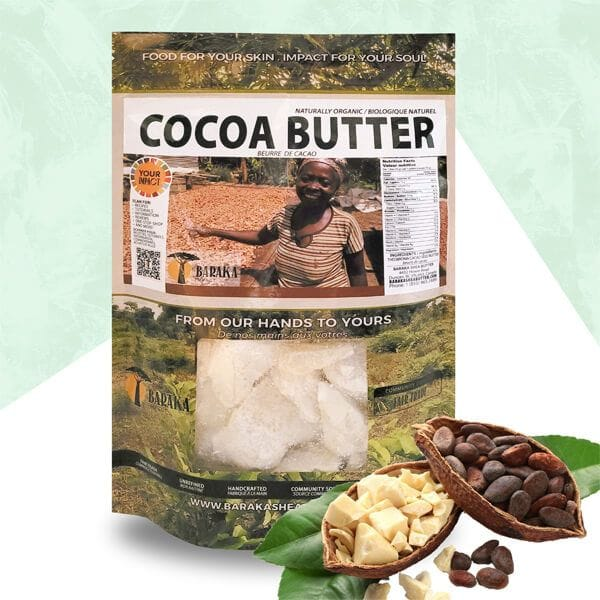 Baraka Shea, Cocoa, and Kombo butters and soaps