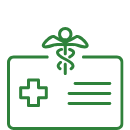 Icon representing a Medicaid card